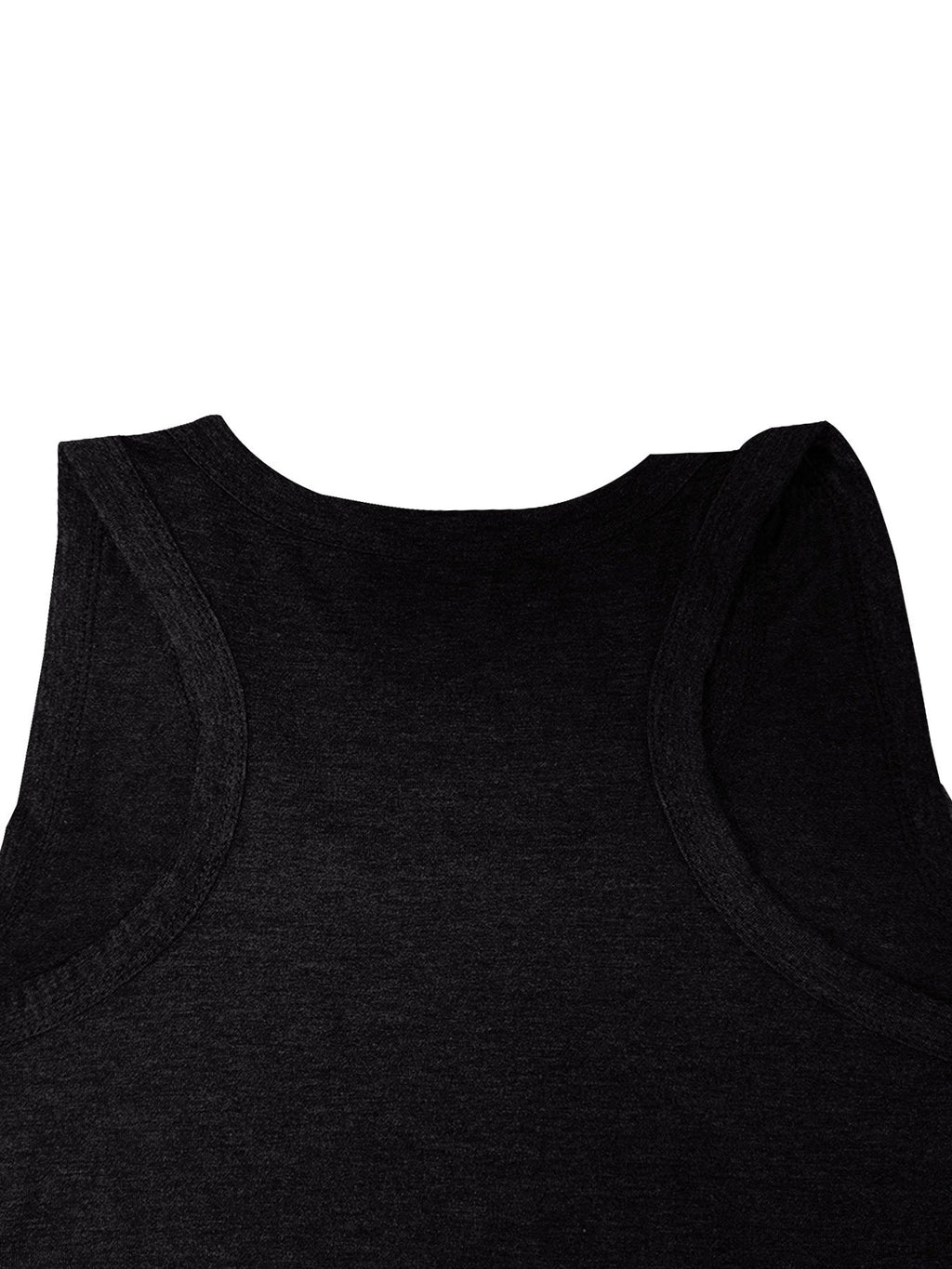 Women's  Cartoon Moon Print Hurdle Vest, Casual Crew Neck Sleeveless, Spring\u002Fsummer, Women's Fashion Vest