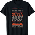 STRAIGHT OUTTA 1987 - LIMITED EDITION - MY 34TH BIRTHDAY T-Shirt