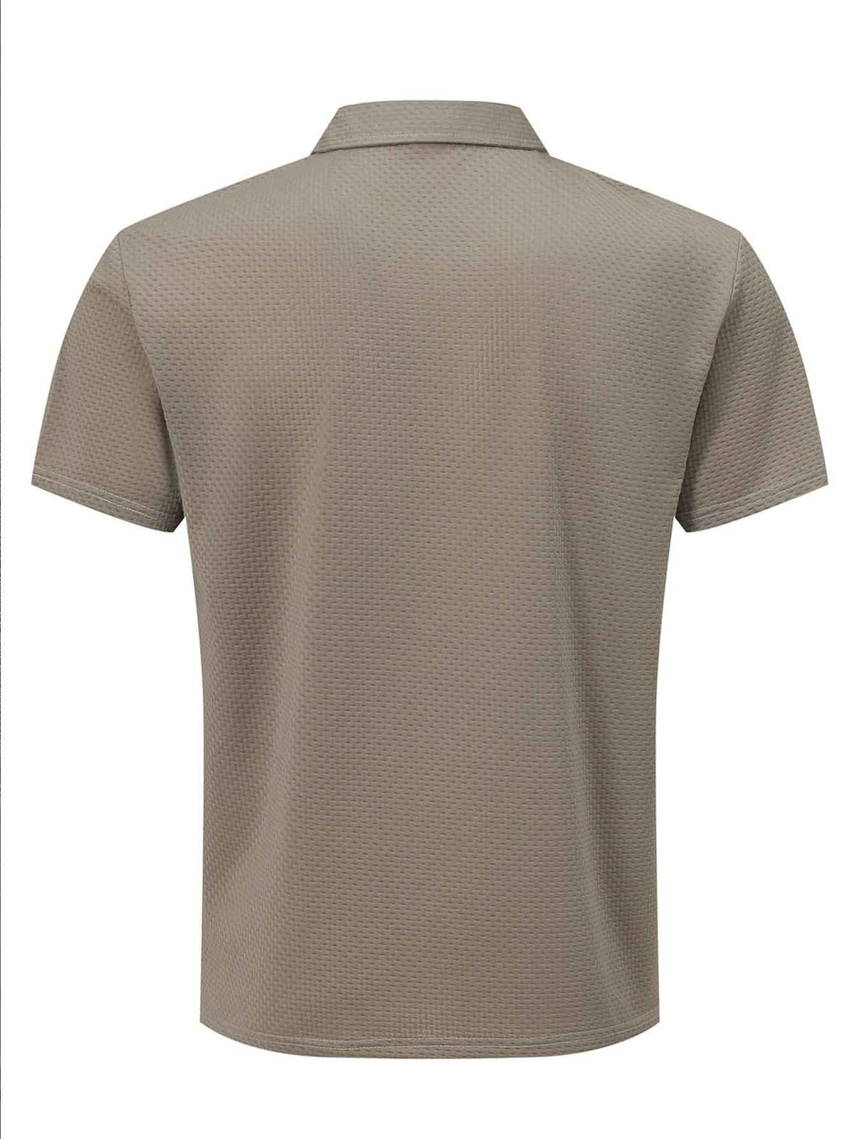 I Love Spain Letter Print Men's Trendy Casual Polo Shirt, Classic Pattern Print T-Shirt, Lapel Plaid Top Style, Versatile and Stylish, Suitable for Both Business and Casual Wear, Ideal Holiday Gift Choice