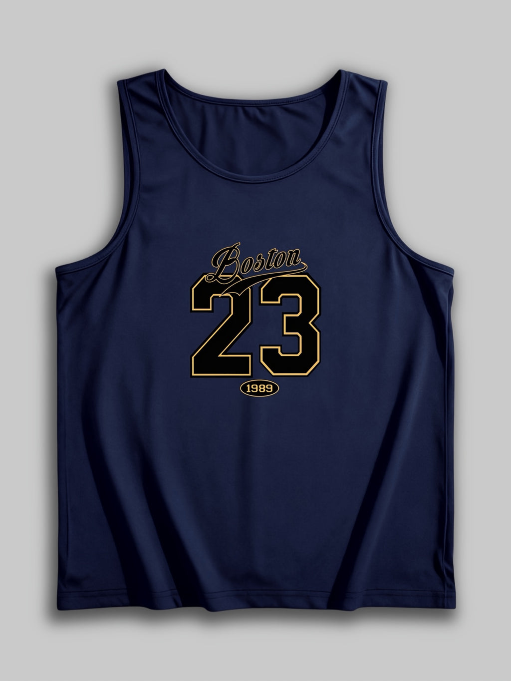 Men's Jersey, 1pc Men's Sports Vest, Boston 23 Printed Sports Vest, Regular-Fit Sleeveless Fitness Wear, Soft and Comfortable Fabric, Suitable for Gym Exercise, Outdoor Activities, and Daily Casual Wear, Father's Day Gift, Men's Gifts, Father's Day