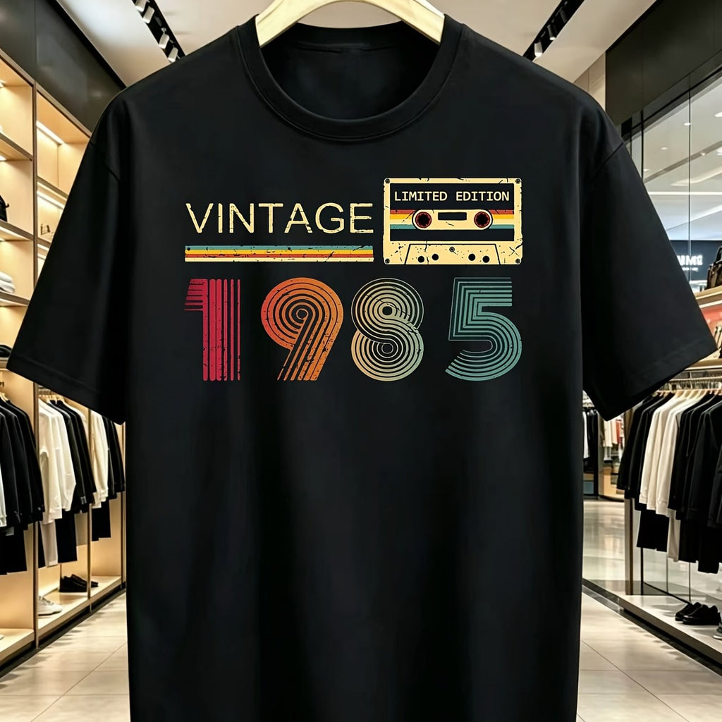 Retro 1985 T-Shirts for Men Perfect Gifts for a 40Th Birthday Suitable for Dads Father'S Day Or As Birthday Presents for Husbands And