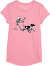 German Shorthaired Pointer Running Skeleton Halloween T-Shirt