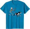 German Shorthaired Pointer Running Skeleton Halloween T-Shirt