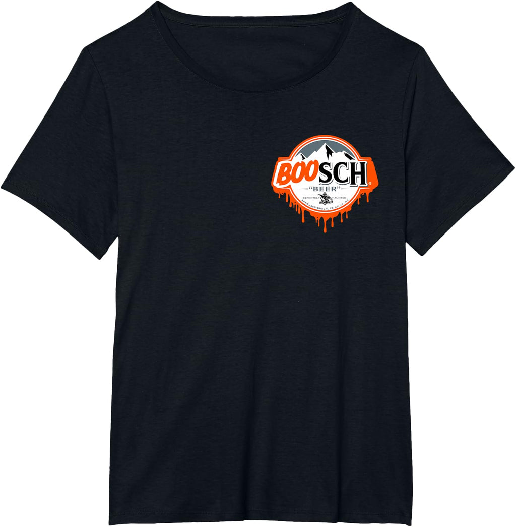 Boo SCH Ghost Halloween Beer Funny Drinking Spooky Costume T-Shirt
