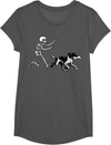 German Shorthaired Pointer Running Skeleton Halloween T-Shirt