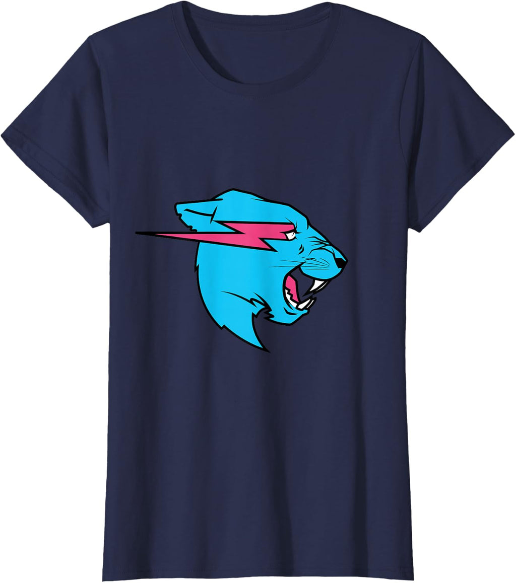 Mr Beast Panther Head T-Shirt