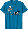 German Shorthaired Pointer Running Skeleton Halloween T-Shirt