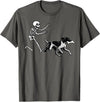 German Shorthaired Pointer Running Skeleton Halloween T-Shirt