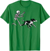 German Shorthaired Pointer Running Skeleton Halloween T-Shirt