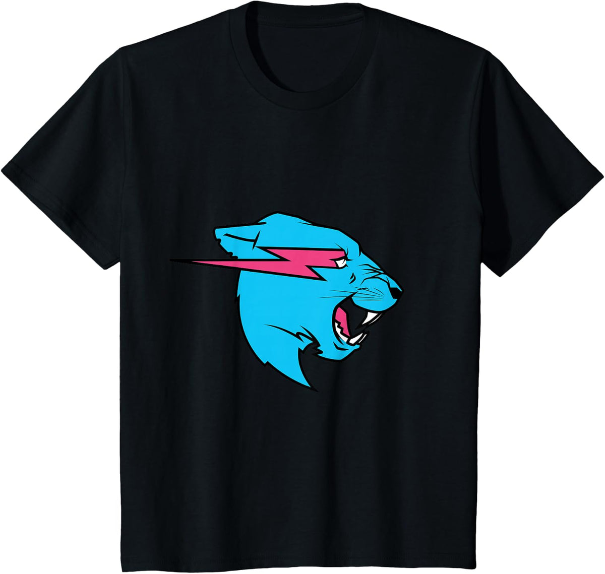 Mr Beast Panther Head T-Shirt