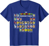 Super Mario Periodic Table Of Characters Graphic T-Shirt