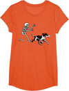 German Shorthaired Pointer Running Skeleton Halloween T-Shirt