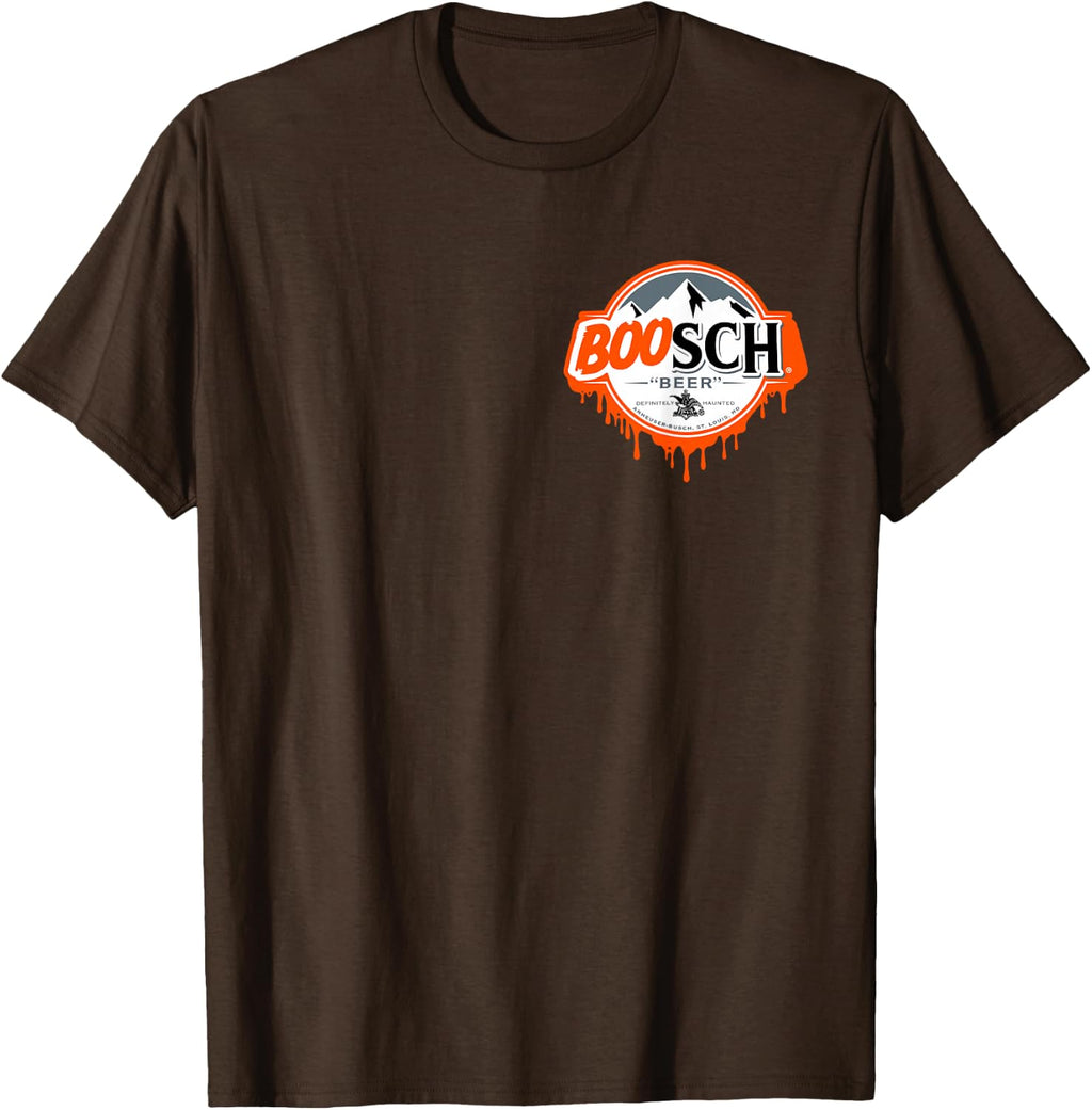 Boo SCH Ghost Halloween Beer Funny Drinking Spooky Costume T-Shirt