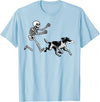 German Shorthaired Pointer Running Skeleton Halloween T-Shirt