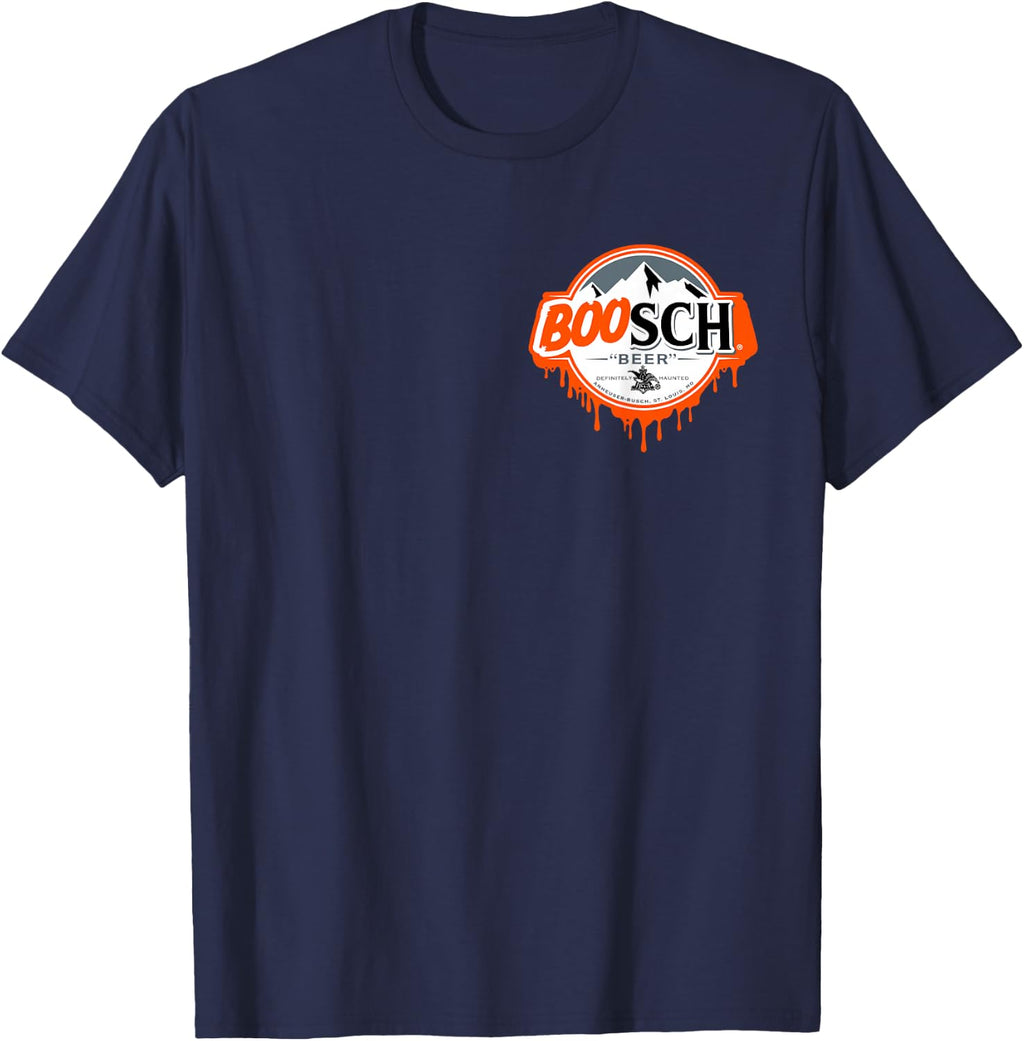 Boo SCH Ghost Halloween Beer Funny Drinking Spooky Costume T-Shirt