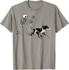German Shorthaired Pointer Running Skeleton Halloween T-Shirt