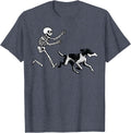 German Shorthaired Pointer Running Skeleton Halloween T-Shirt