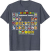 Super Mario Periodic Table Of Characters Graphic T-Shirt