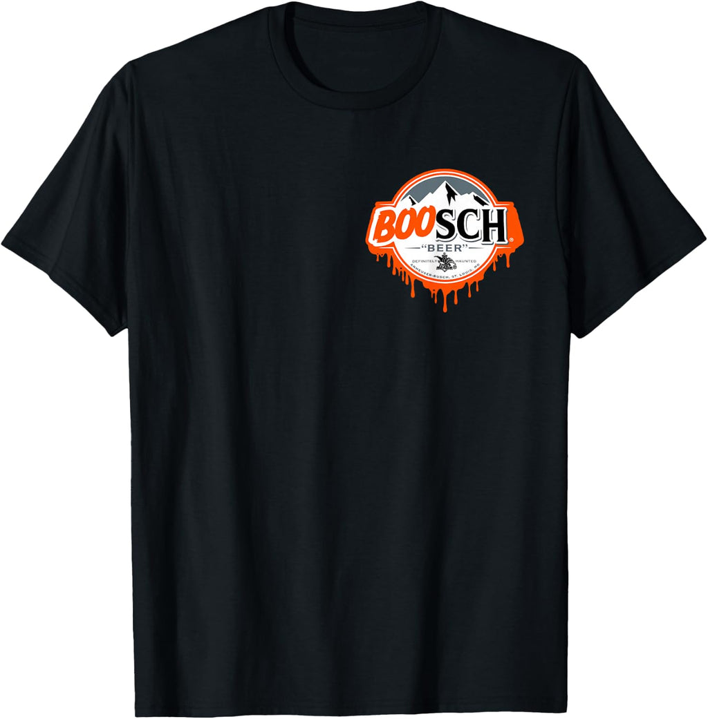Boo SCH Ghost Halloween Beer Funny Drinking Spooky Costume T-Shirt