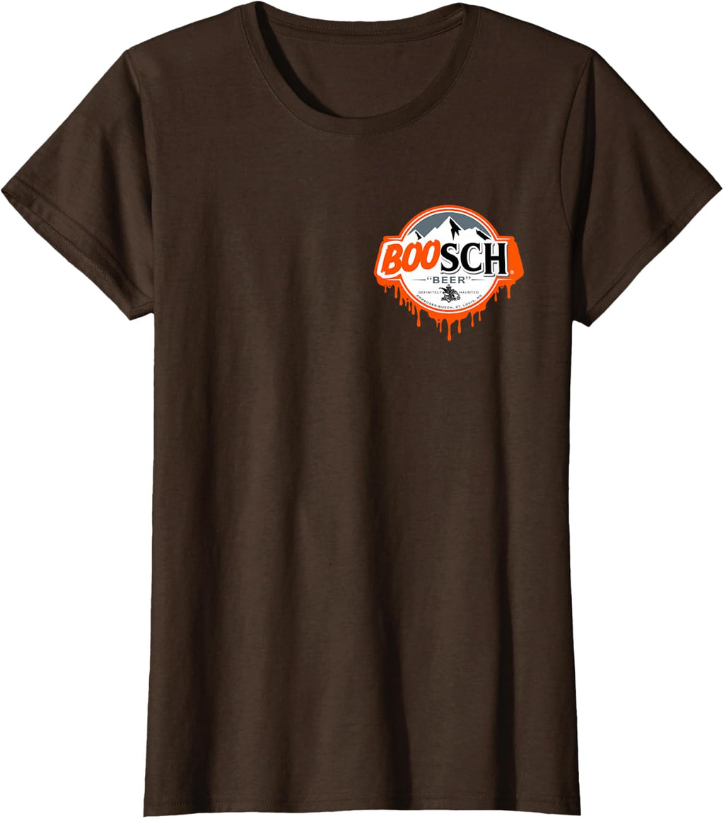 Boo SCH Ghost Halloween Beer Funny Drinking Spooky Costume T-Shirt