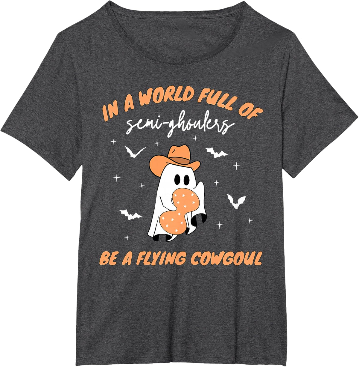 Labor and Delivery Nurse Halloween Ghost Flying Cowgirl Fall T-Shirt