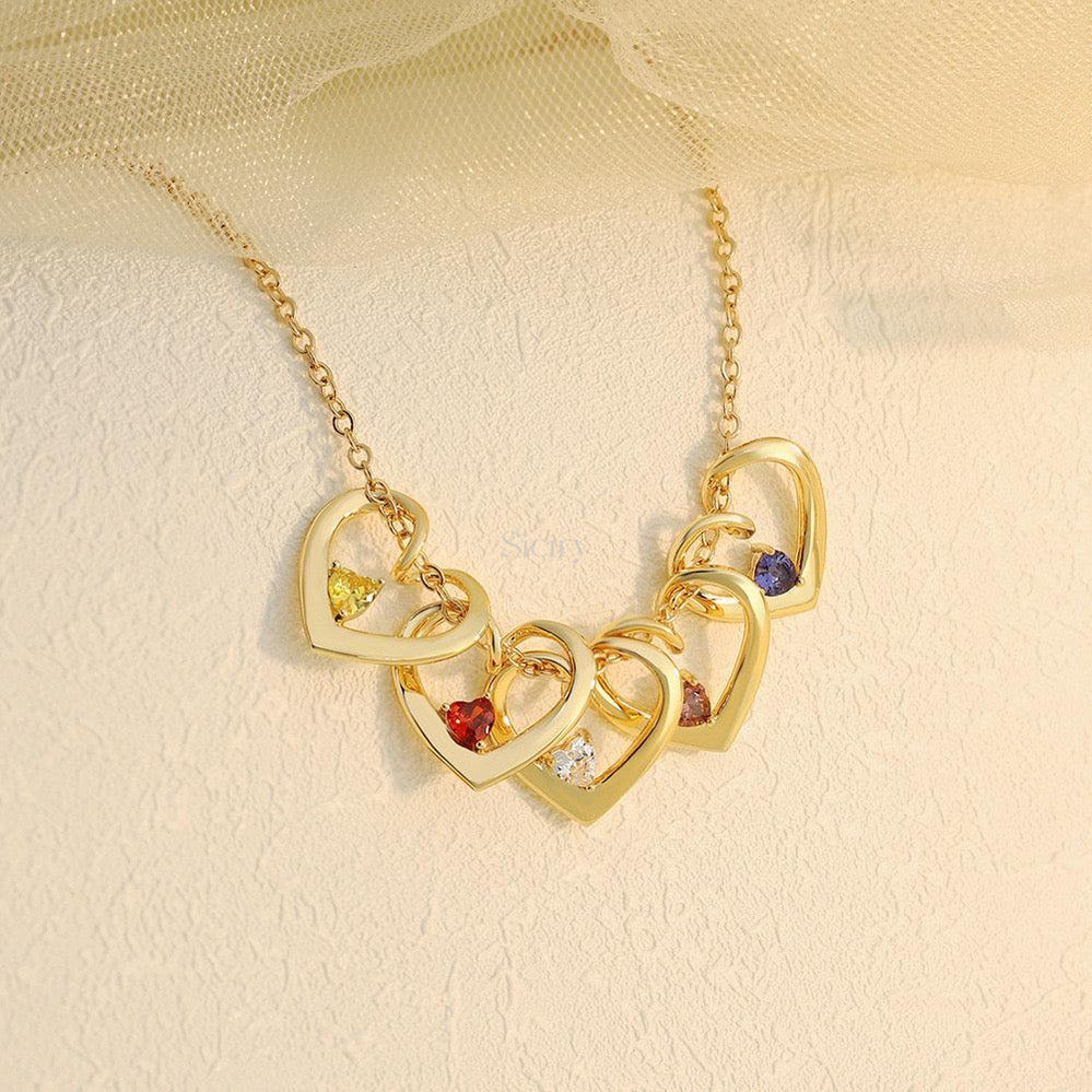 Heart of Love Birthstone Necklace
