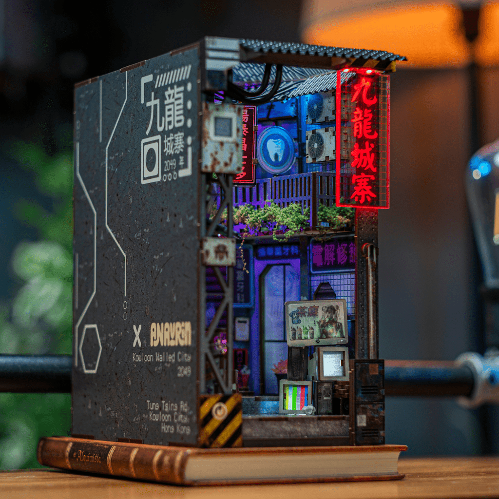 Kowloon Walled City 2049 Book Nook Kit