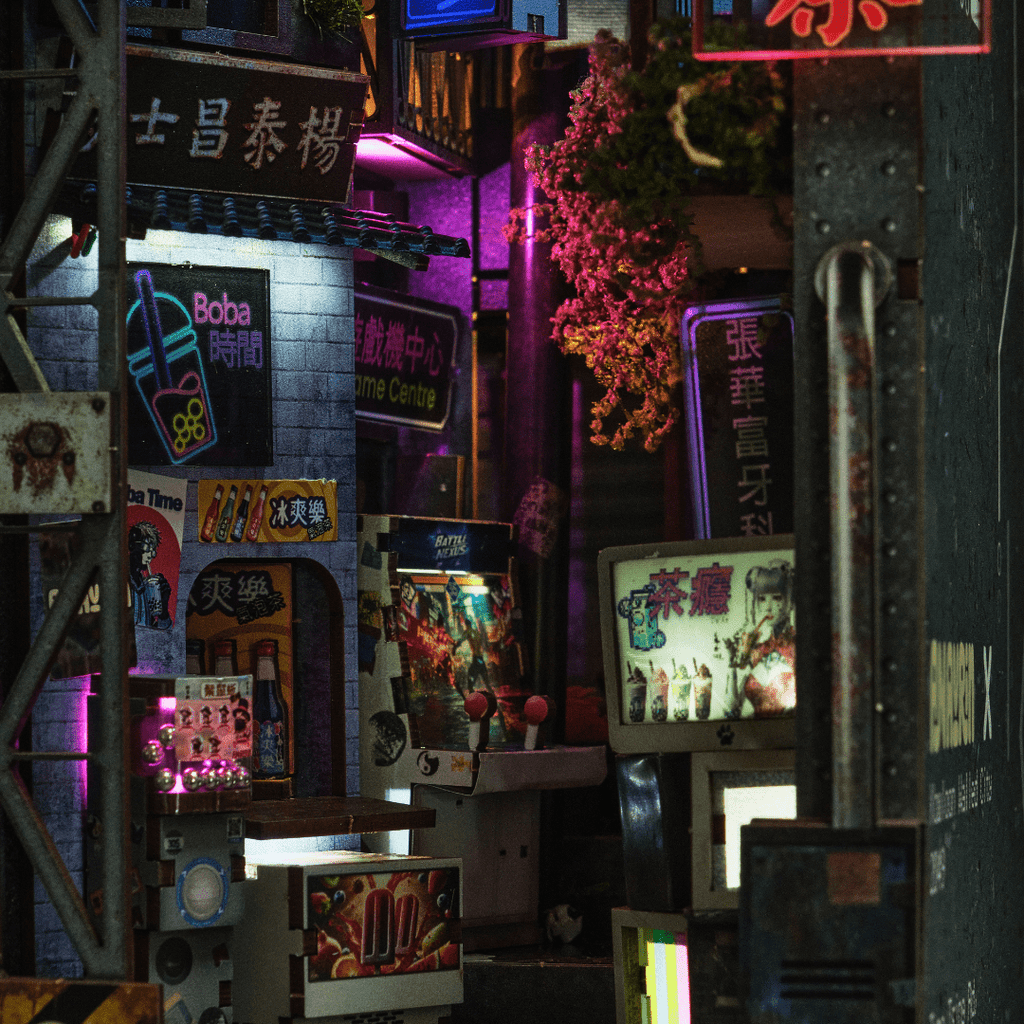 Kowloon Walled City 2049 Book Nook Kit