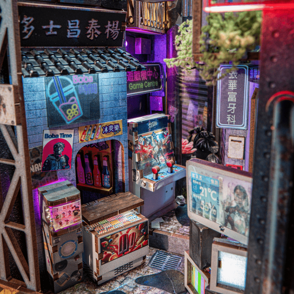 Kowloon Walled City 2049 Book Nook Kit