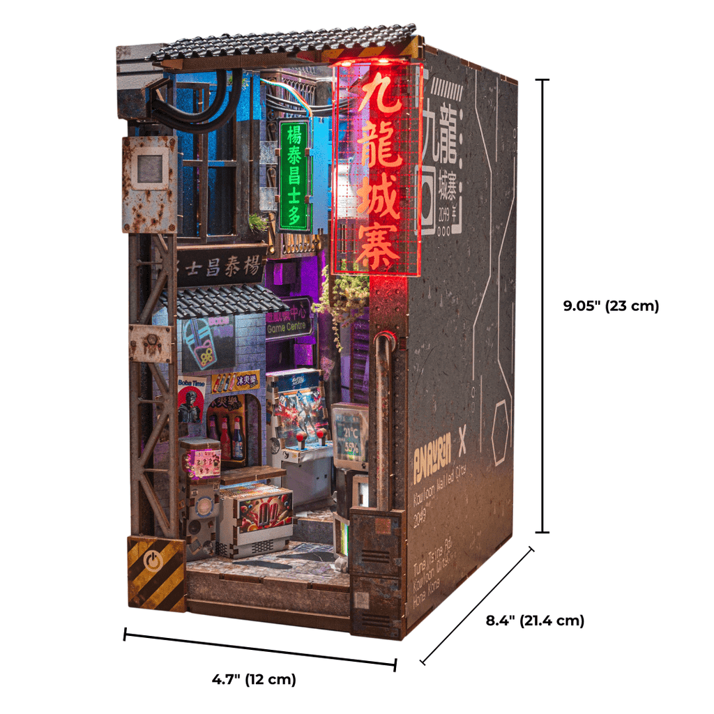 Kowloon Walled City 2049 Book Nook Kit