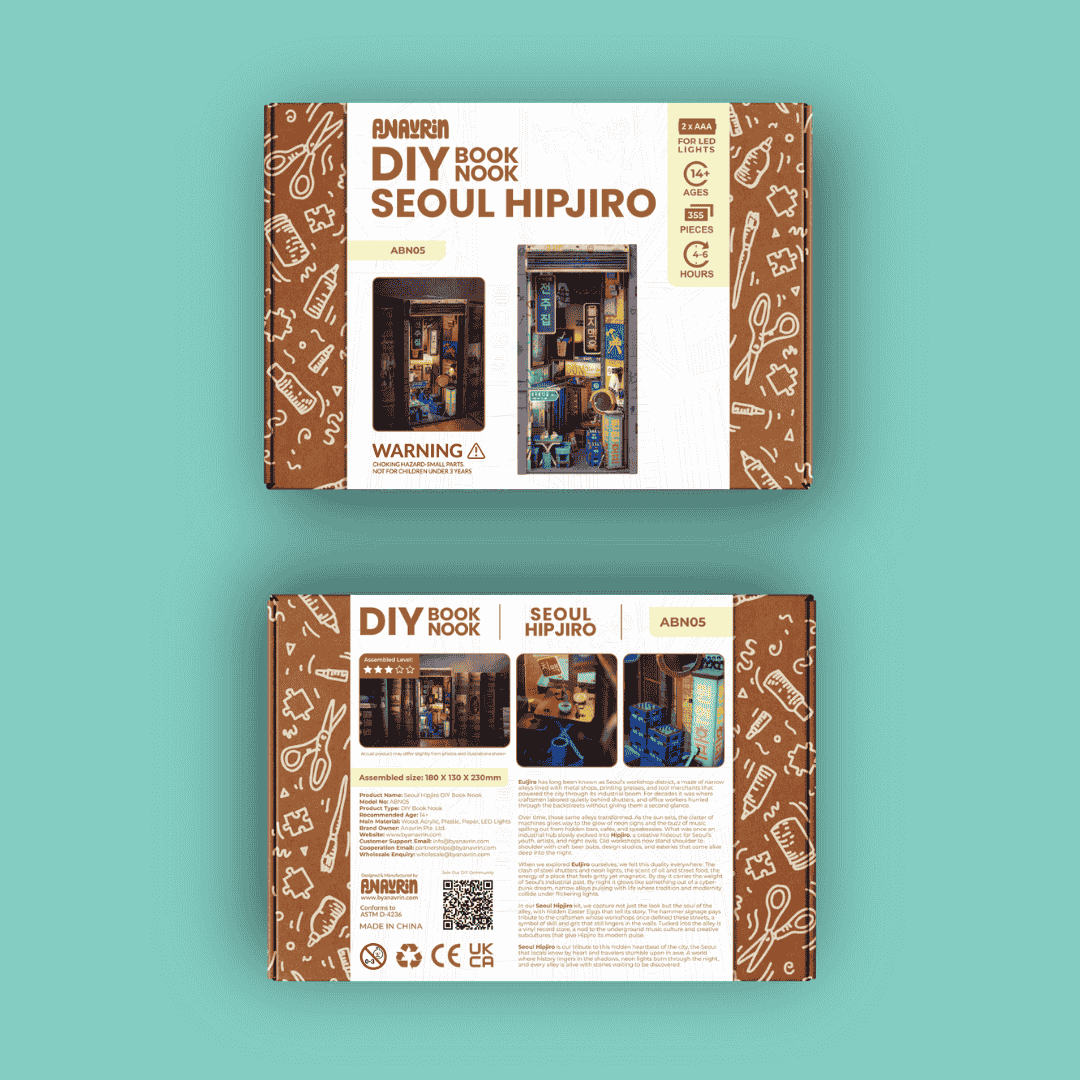 Seoul Hipjiro Book Nook Kit | Exclusive Release