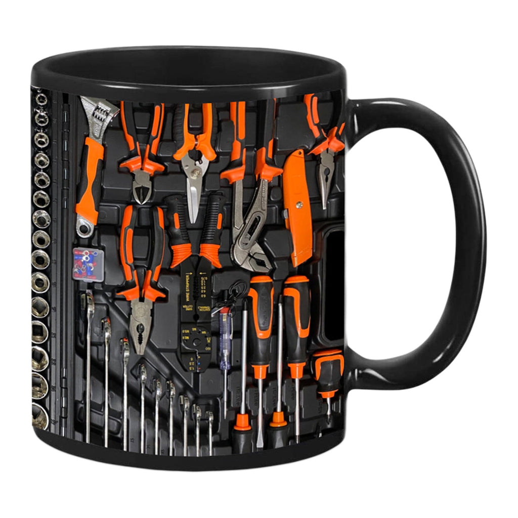 Yooshoverk Mug 3D Mechanic Toolbox Design Solving Creative Gift Coffee Water Cup