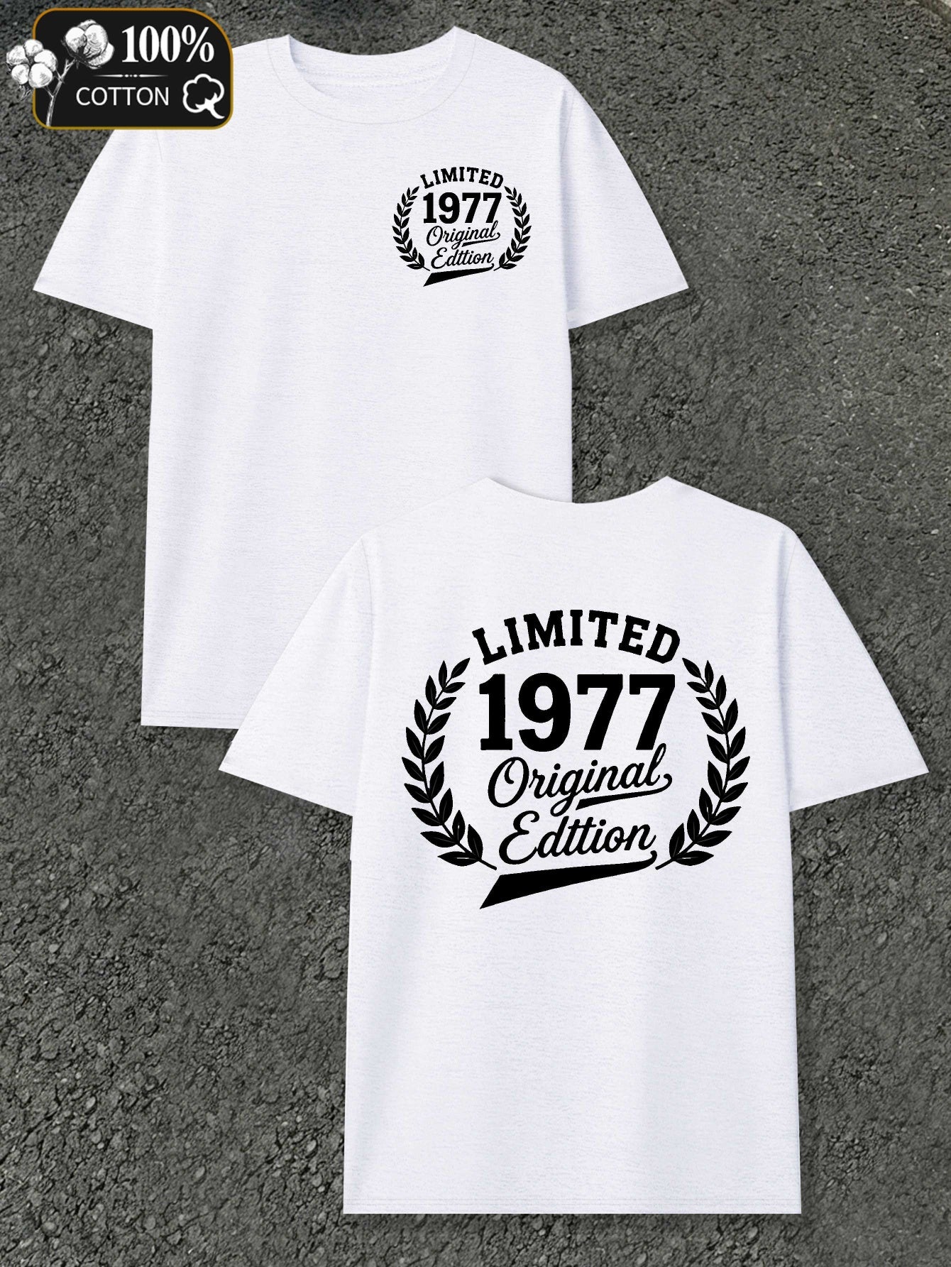 Limited Original Edition Men's T-shirts with Markings