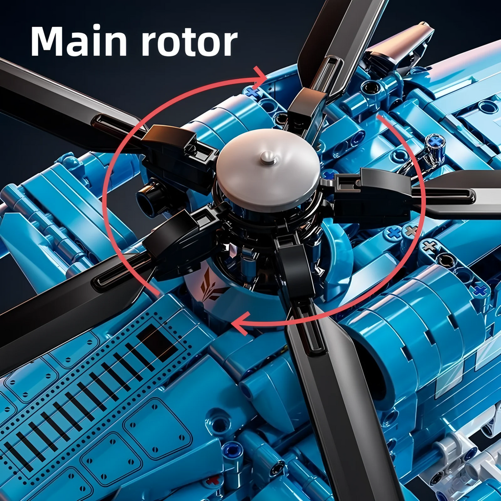 1711 granular building block airplane models, building block toys, children's DIY toys, children's gifts