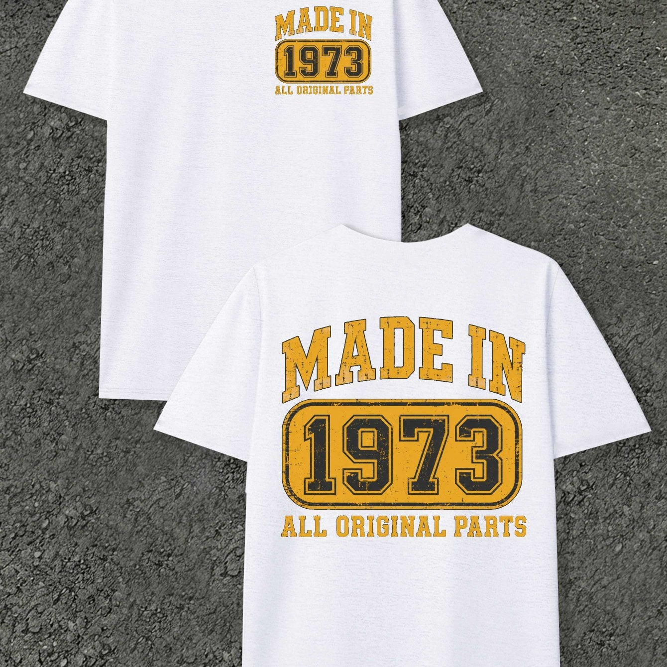 1973 Men'S T-Shirts with Markings