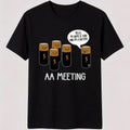 Men'S Summer Comfortable T-Shirt AA Meeting T-Shirt, Casual Round Neck, Local Delivery