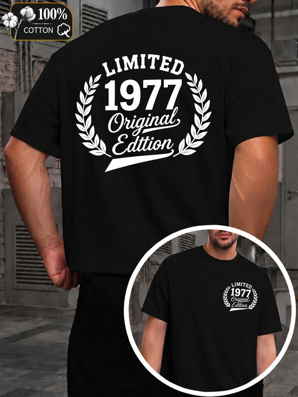 Limited Original Edition Men's T-shirts with Markings