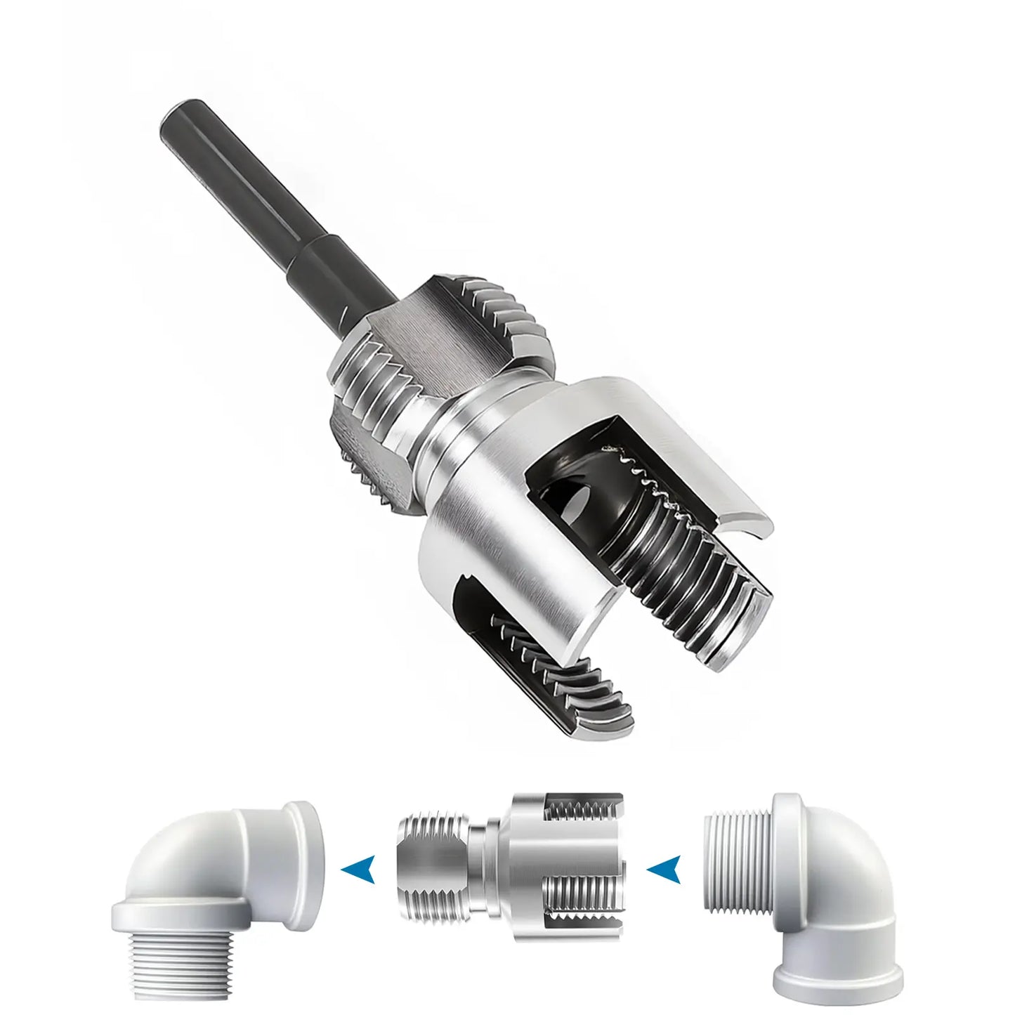 Pipe Tapping and Threading Tool Dual-Specification Compatible