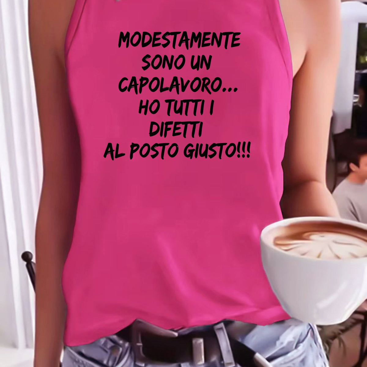 Women's Italian Phrase -Shirt - \
