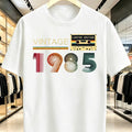 Retro 1985 T-Shirts for Men Perfect Gifts for a 40Th Birthday Suitable for Dads Father'S Day Or As Birthday Presents for Husbands And