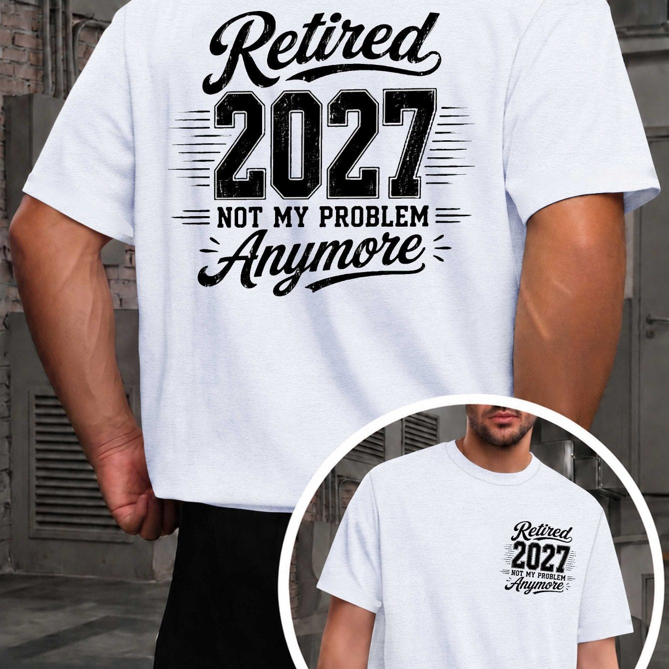 Not My Problem Anymore Men'S T-Shirts with Markings