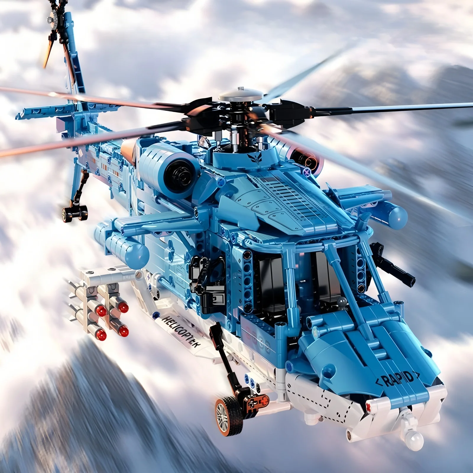 1711 granular building block airplane models, building block toys, children's DIY toys, children's gifts