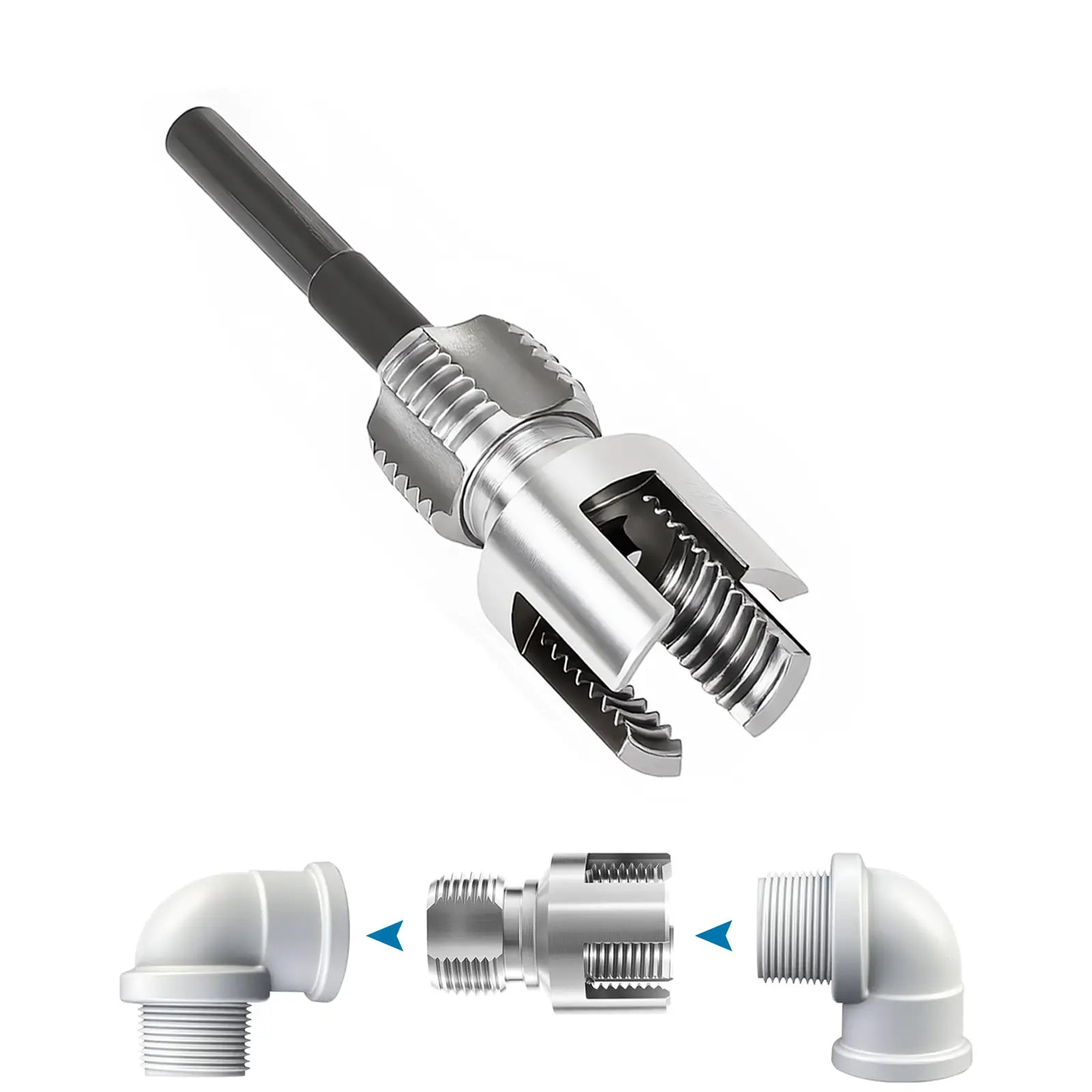 Pipe Tapping and Threading Tool Dual-Specification Compatible