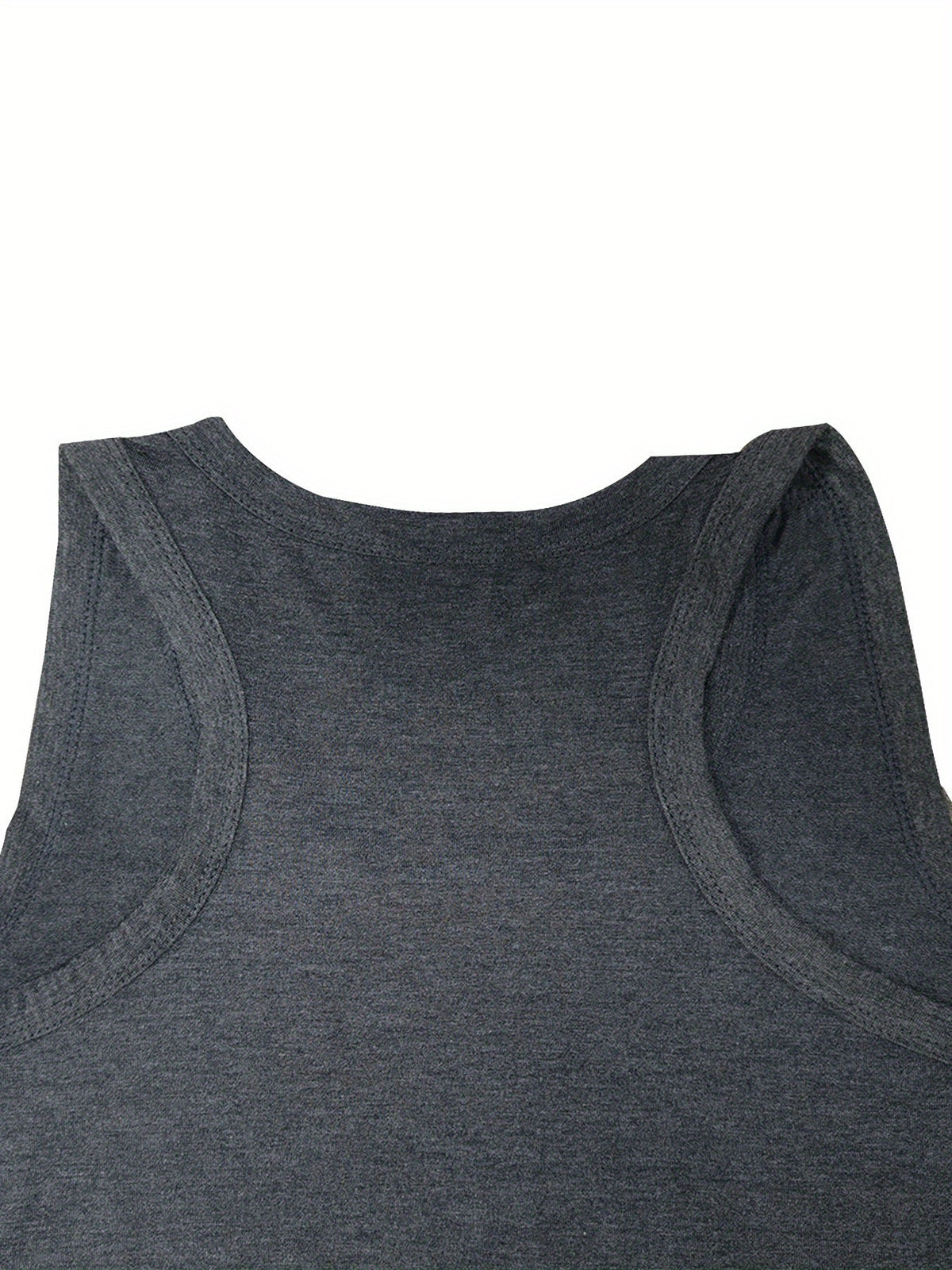 Women's  Cartoon Moon Print Hurdle Vest, Casual Crew Neck Sleeveless, Spring\u002Fsummer, Women's Fashion Vest