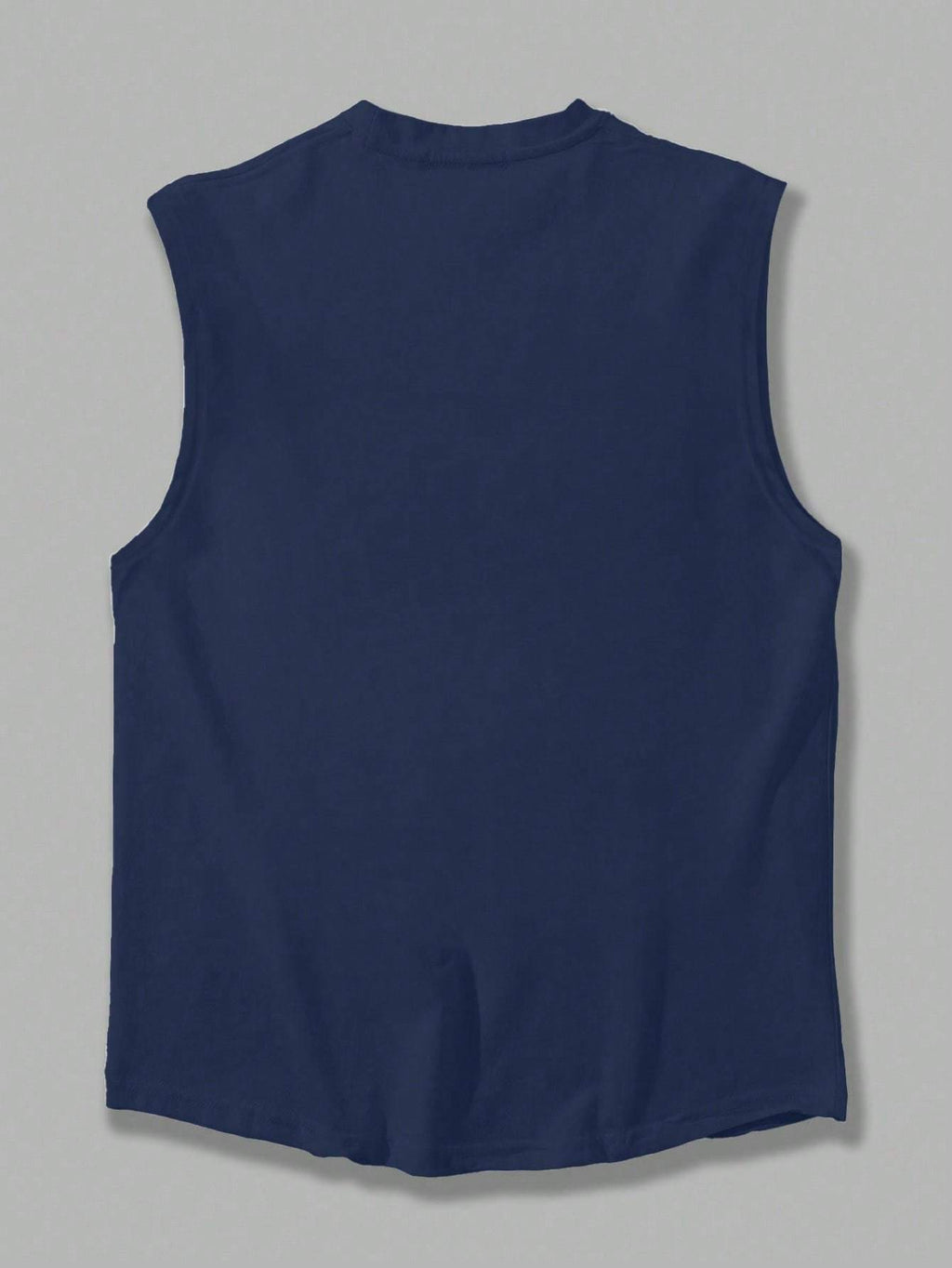 Printed Design - Not Textured Men's Fashion Loose-Fit Tank Top with \