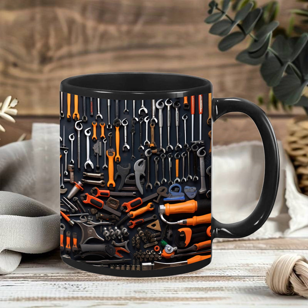 Yooshoverk Mug 3D Mechanic Toolbox Design Solving Creative Gift Coffee Water Cup