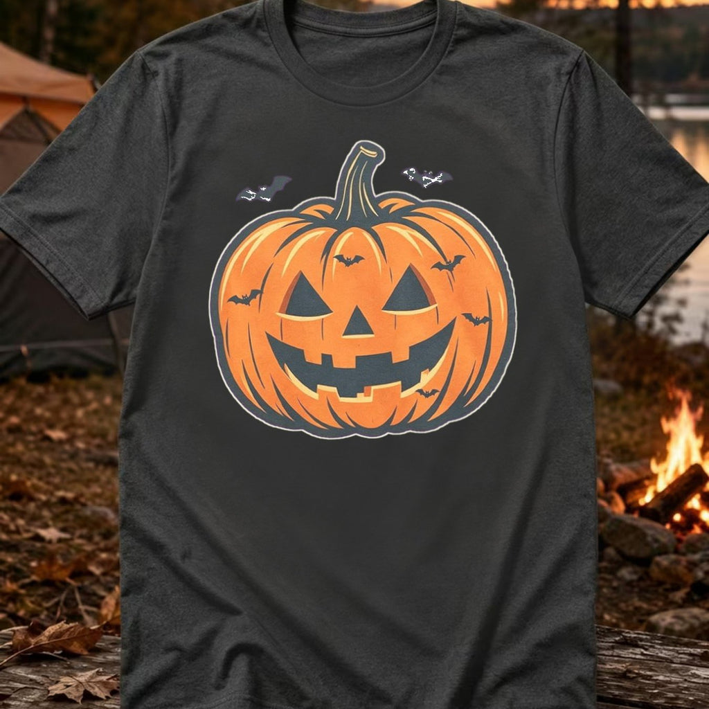 Men'S Halloween Shirts Round Neck Pumpkin T-Shirt Short Sleeve Ghost Graphic Spooky Vacation T-Shirt Skeleton 2026 Trendy T-Shirt Purple Size L