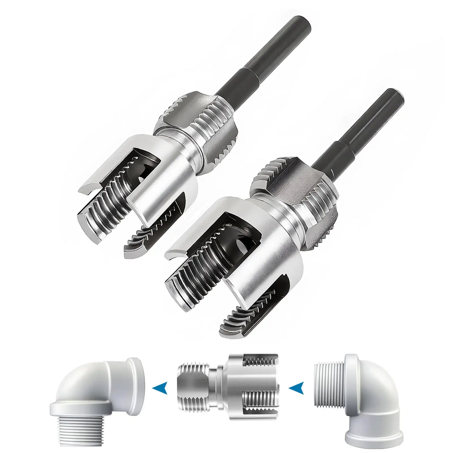 Pipe Tapping and Threading Tool Dual-Specification Compatible