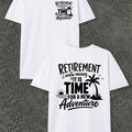 Time for New Adventure Men'S T-Shirts with Markings