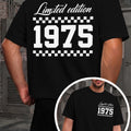 Limited Edition 1975 Men'S T-Shirts with Markings